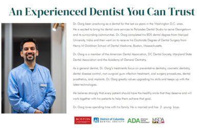 An experienced dentist you can trust